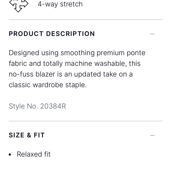 SPANX PERFECTLY OVERSIZED BLAZER SMALL BLACK - Picture 7 of 11